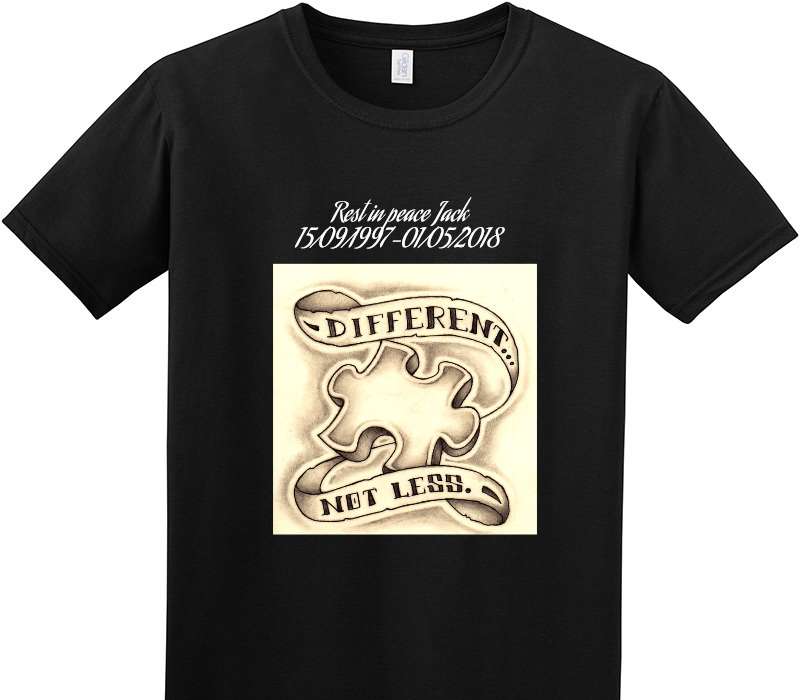 Custom Adult Soft Style 100% Cotton Black T-Shirt