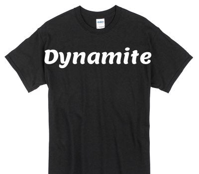 Custom Gildan 100% Cotton Black T-Shirt