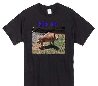 Custom Gildan 100% Cotton Black T-Shirt