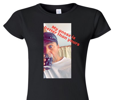 Custom Womens Soft Style 100% Cotton Black T-Shirt