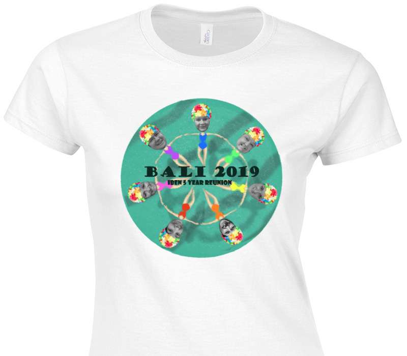 Custom Womens Soft Style 100% Cotton White T-Shirt