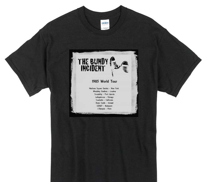 Custom Gildan 100% Cotton Black T-Shirt