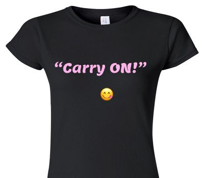 Custom Womens Soft Style 100% Cotton Black T-Shirt