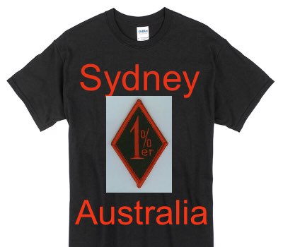 Custom Gildan 100% Cotton Black T-Shirt