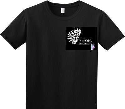Custom Adult Soft Style 100% Cotton Black T-Shirt