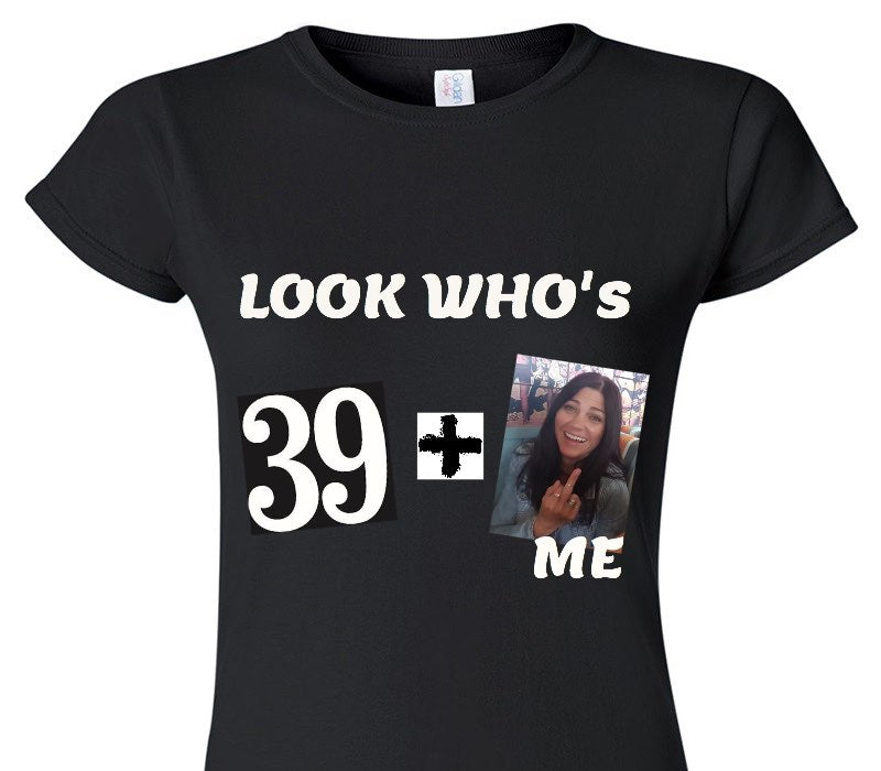 Custom Womens Soft Style 100% Cotton Black T-Shirt