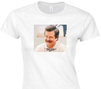 Custom Womens Soft Style 100% Cotton White T-Shirt