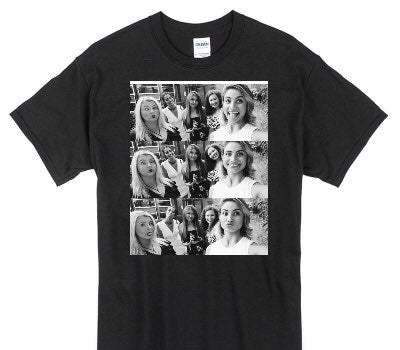 Custom Gildan 100% Cotton Black T-Shirt