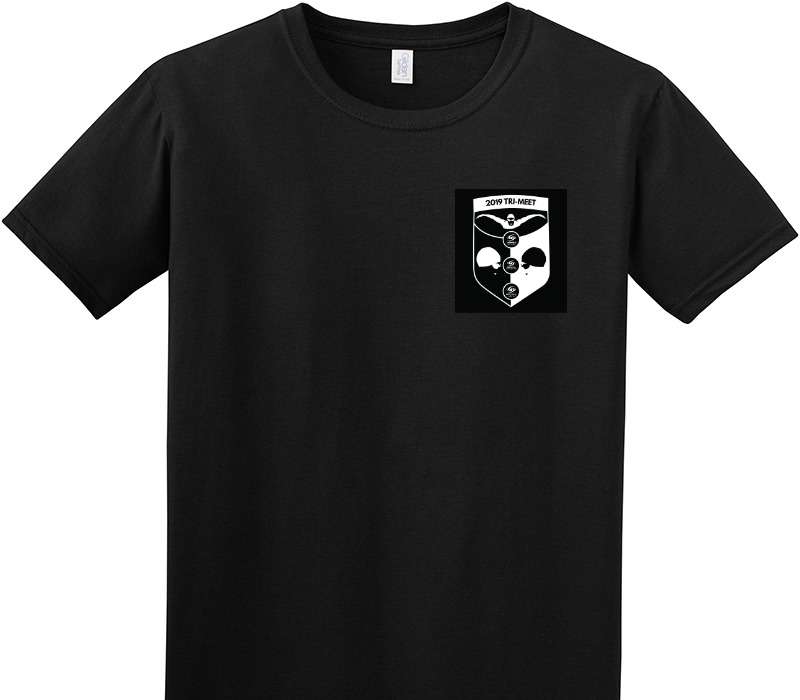 Custom Adult Soft Style 100% Cotton Black T-Shirt