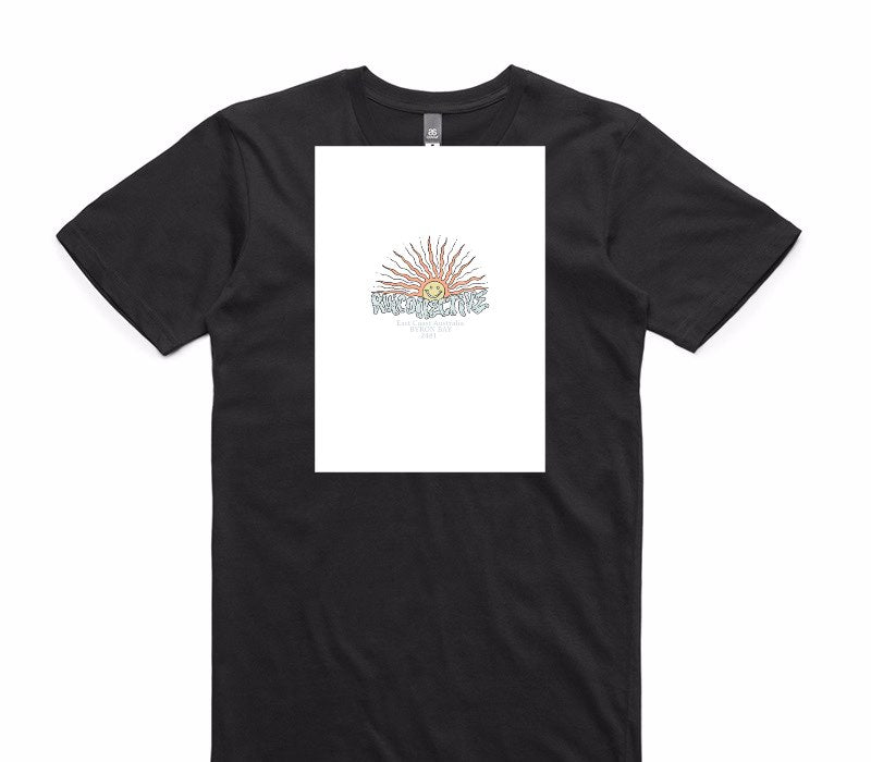 Custom AS Colour 100% Cotton Black T-Shirt