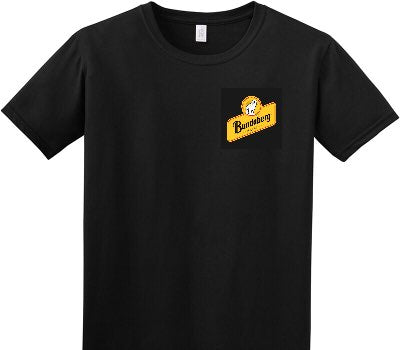 Custom Adult Soft Style 100% Cotton Black T-Shirt