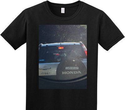 Custom Adult Soft Style 100% Cotton Black T-Shirt