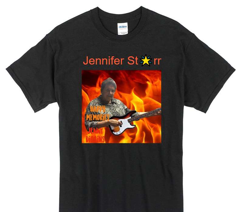 Custom Gildan 100% Cotton Black T-Shirt