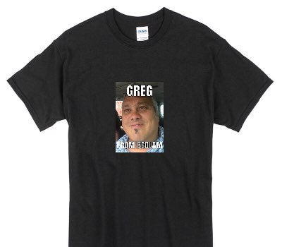 Custom Gildan 100% Cotton Black T-Shirt
