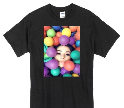 Custom Gildan 100% Cotton Black T-Shirt