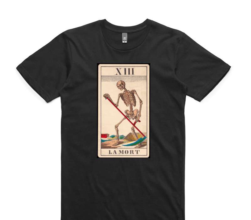 Custom AS Colour 100% Cotton Black T-Shirt