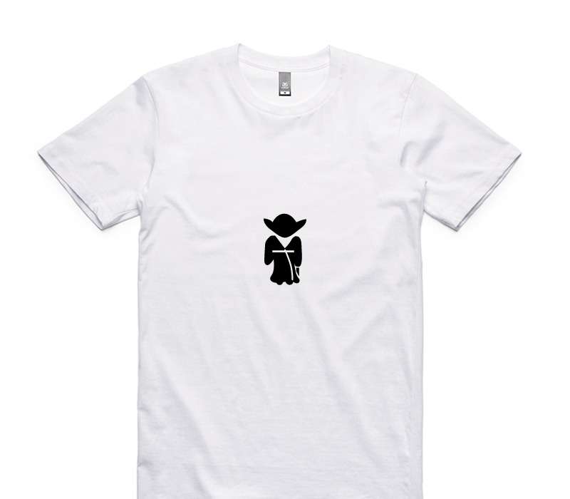 Custom AS Colour 100% Cotton White T-Shirt