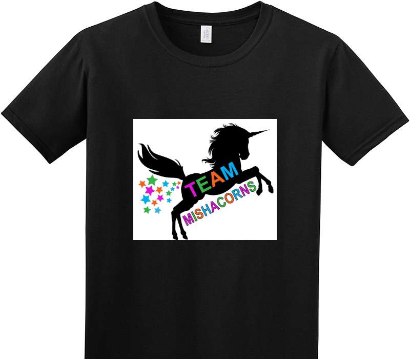 Custom Adult Soft Style 100% Cotton Black T-Shirt