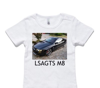 Custom AS Colour White Baby T-Shirt