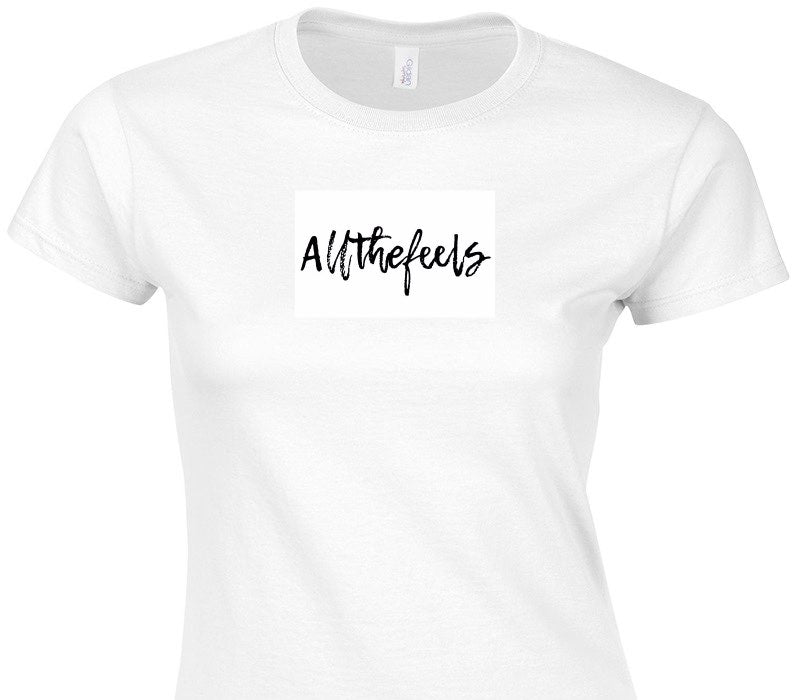 Custom Womens Soft Style 100% Cotton White T-Shirt