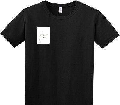 Custom Adult Soft Style 100% Cotton Black T-Shirt
