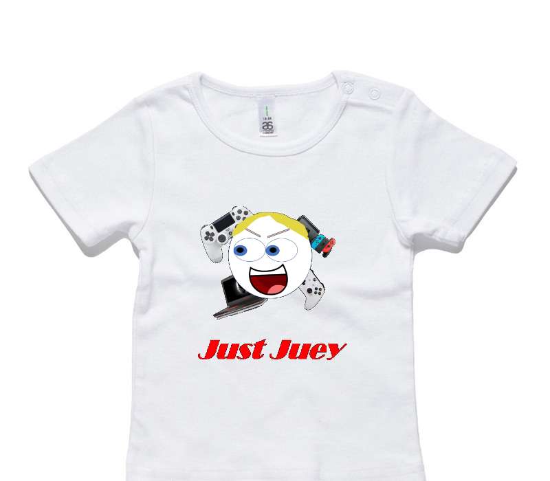 Custom AS Colour White Baby T-Shirt