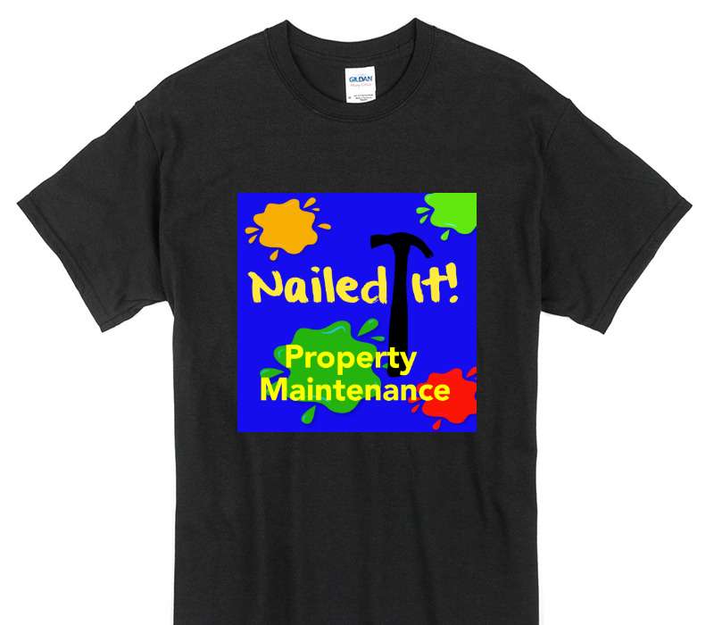 Custom Gildan 100% Cotton Black T-Shirt