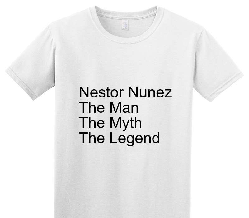 Custom Adult Soft Style 100% Cotton White T-Shirt