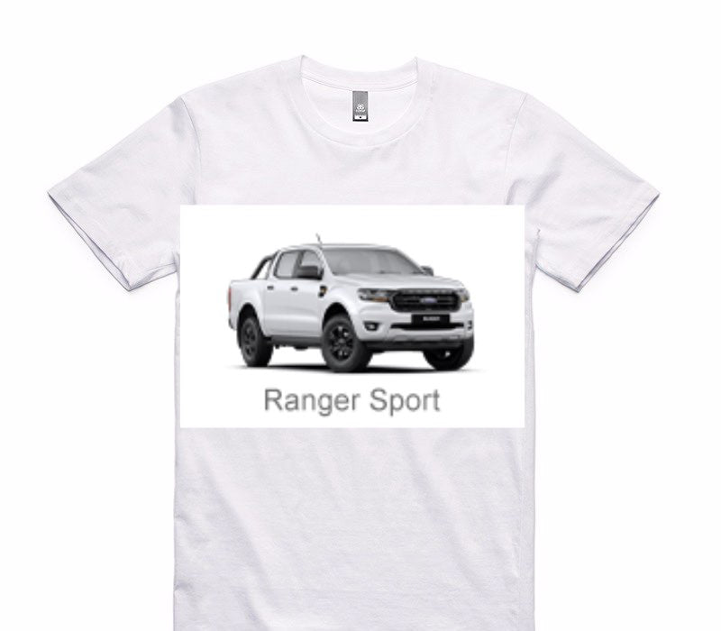 Custom AS Colour 100% Cotton White T-Shirt