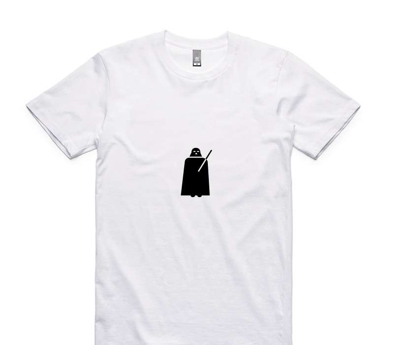 Custom AS Colour 100% Cotton White T-Shirt