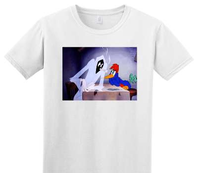 Custom Adult Soft Style 100% Cotton White T-Shirt