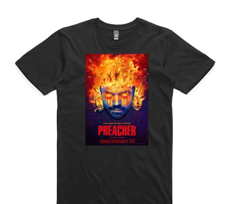 Custom AS Colour 100% Cotton Black T-Shirt