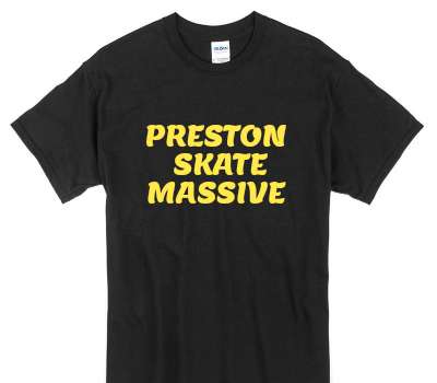 Custom Gildan 100% Cotton Black T-Shirt