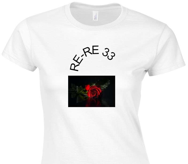 Custom Womens Soft Style 100% Cotton White T-Shirt