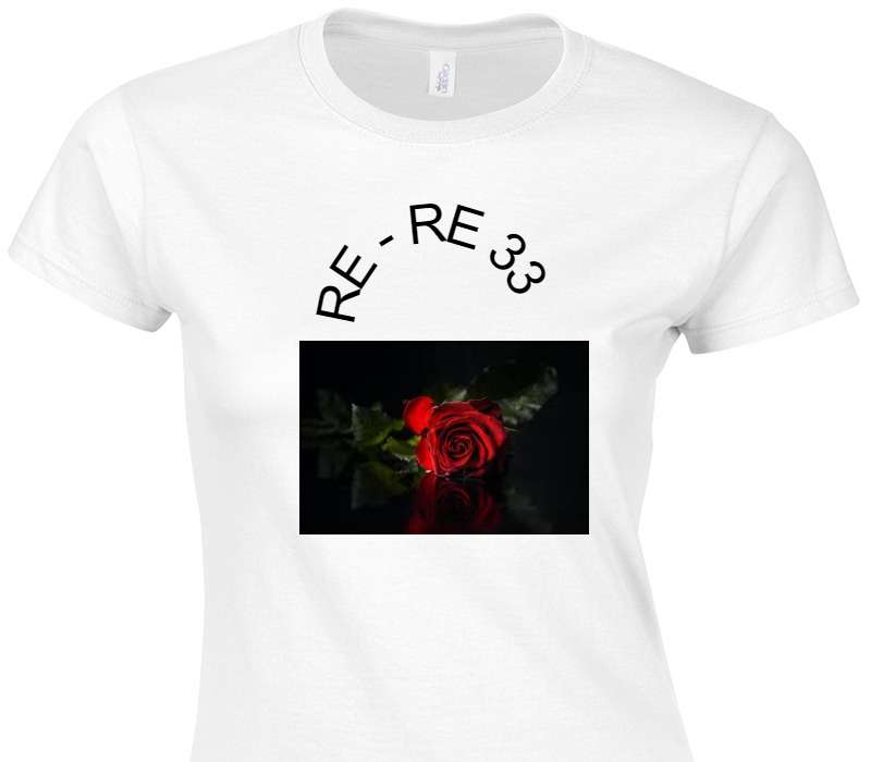 Custom Womens Soft Style 100% Cotton White T-Shirt