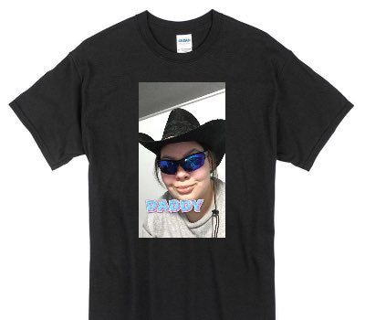 Custom Gildan 100% Cotton Black T-Shirt