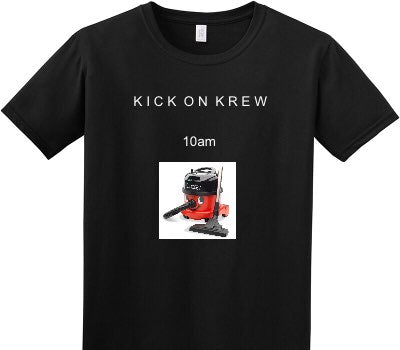 Custom Adult Soft Style 100% Cotton Black T-Shirt
