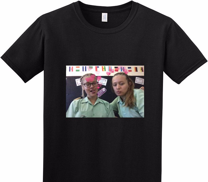 Custom Adult Soft Style 100% Cotton Black T-Shirt