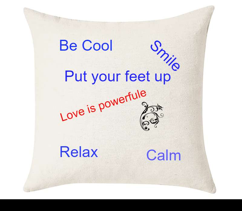 Custom Cushion Cover 50cm x 50 cm Off White