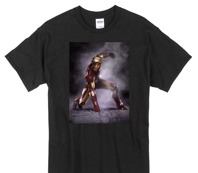 Custom Gildan 100% Cotton Black T-Shirt