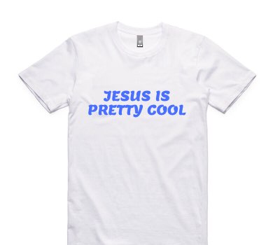 Custom AS Colour 100% Cotton White T-Shirt