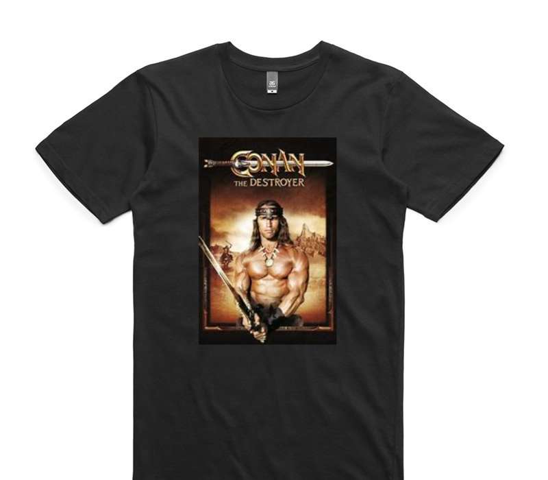 Custom AS Colour 100% Cotton Black T-Shirt