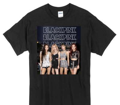 Custom Gildan 100% Cotton Black T-Shirt