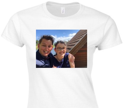 Custom Womens Soft Style 100% Cotton White T-Shirt