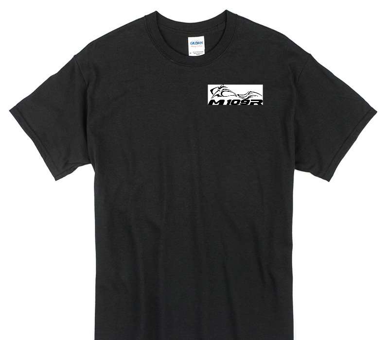 Custom Gildan 100% Cotton Black T-Shirt