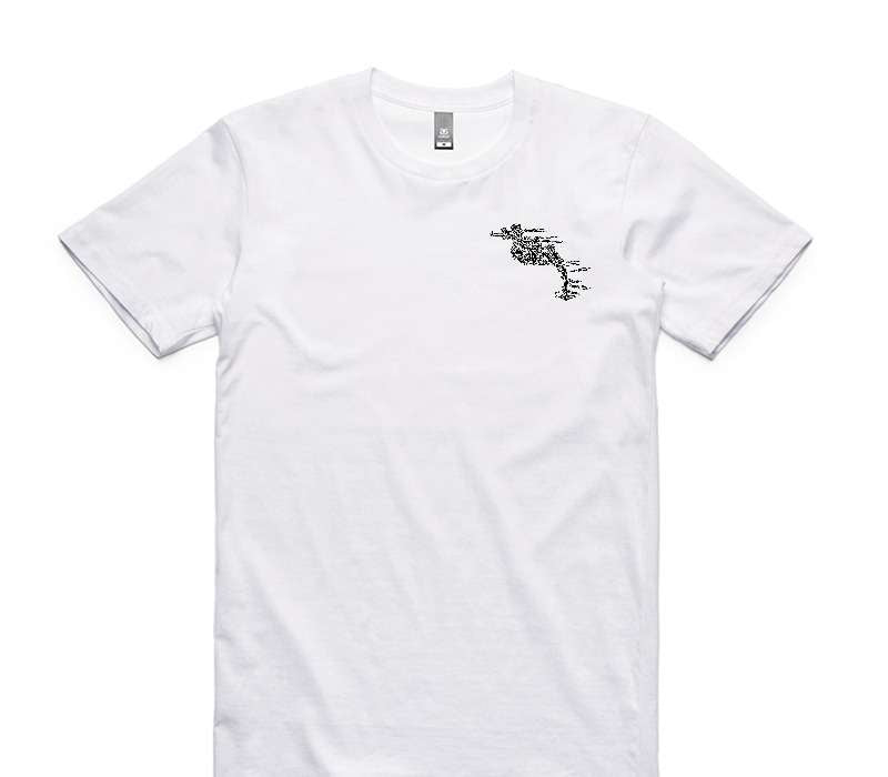 Custom AS Colour 100% Cotton White T-Shirt
