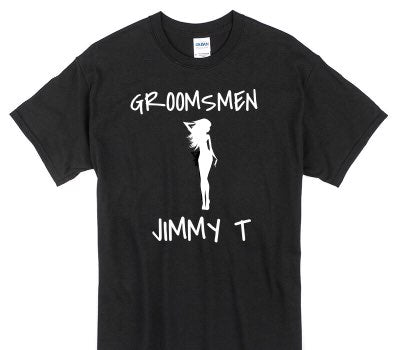 Custom Gildan 100% Cotton Black T-Shirt