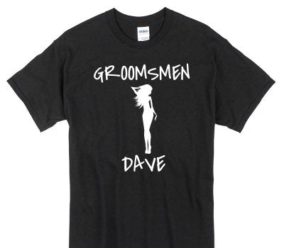Custom Gildan 100% Cotton Black T-Shirt