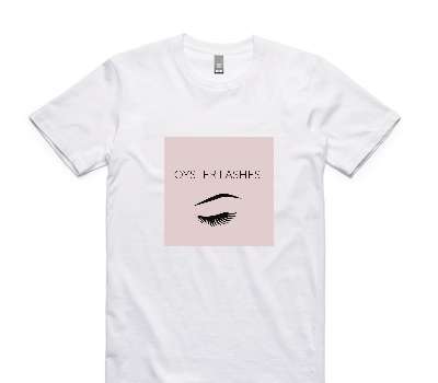 Custom AS Colour 100% Cotton White T-Shirt