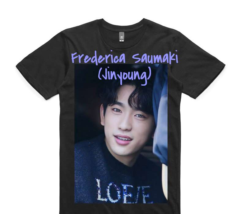 Custom AS Colour 100% Cotton Black T-Shirt